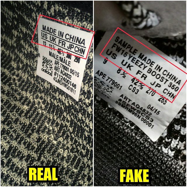 adidas Yeezy 350 Boost Real/Fake Comparison (7)