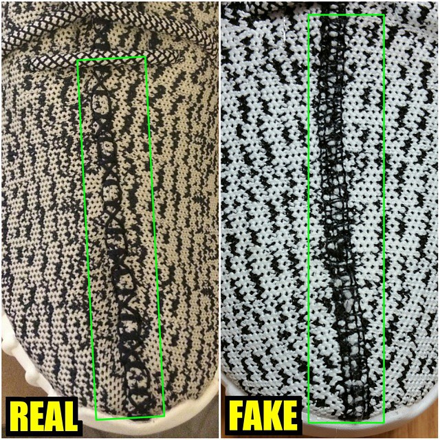 adidas Yeezy 350 Boost Real/Fake Comparison (2)